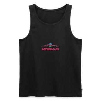 Azerbaijan - Men's Premium Organic Tank Top - black - Front - AI Model Male 178 light (178cm)