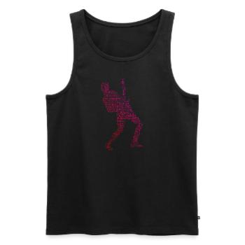 classical guitar Gitarrenspieler E-gitarre - Männer Premium Bio Tank Top - Schwarz - Vorne - AI Model Male 178 light (178cm)