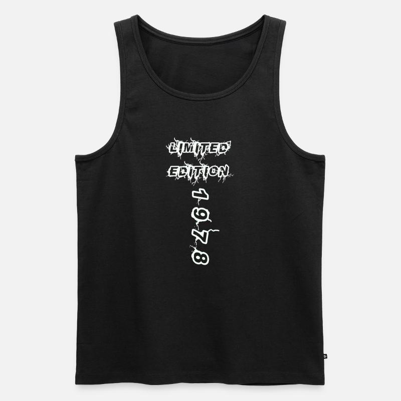 1978 - Männer Premium Bio Tank Top - Schwarz