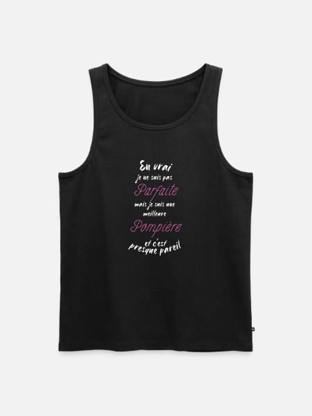 I'm the best Firefighter - Men's Premium Organic Tank Top - black