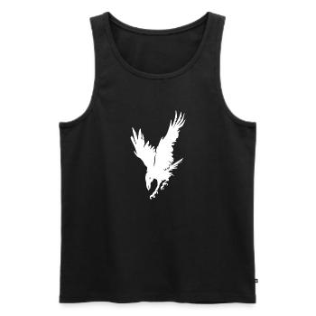 Crow Halloween - Débardeur bio Premium Homme - noir - Devant - Michal (187cm)