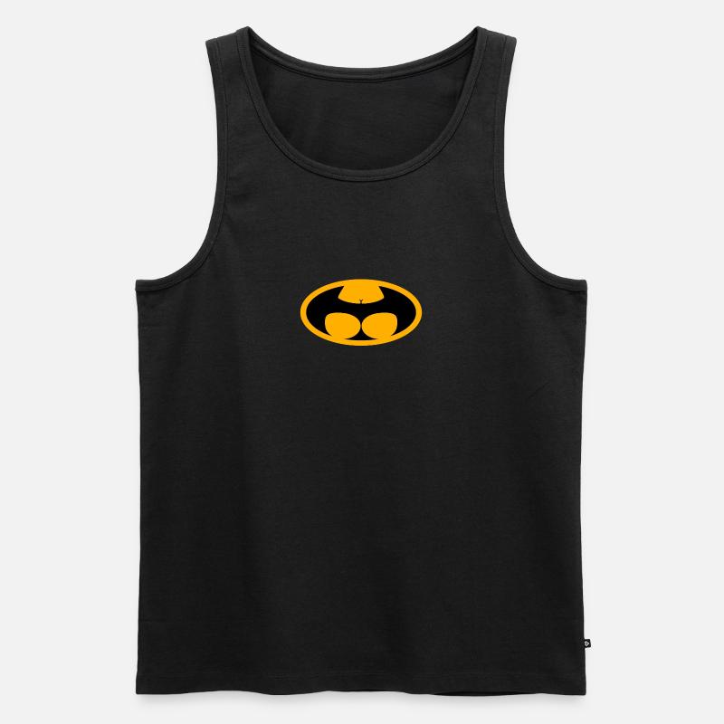 BUTTMAN - Männer Premium Bio Tank Top - Schwarz