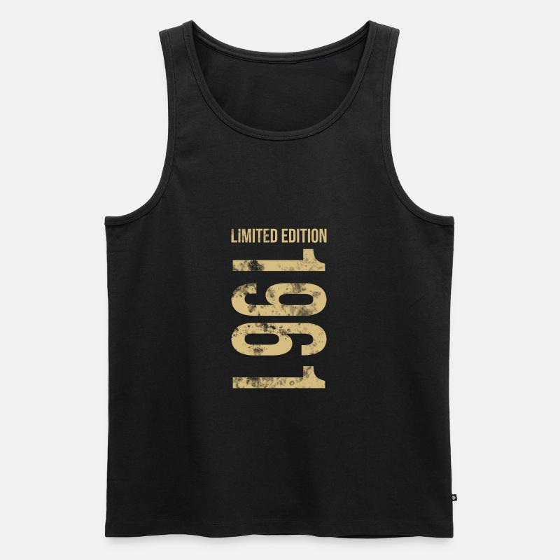 1961 limited edition - Männer Premium Bio Tank Top - Schwarz