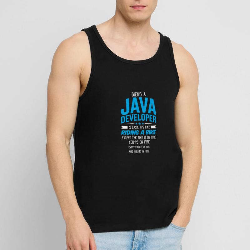Java Developer Men's Premium Organic Tank Top