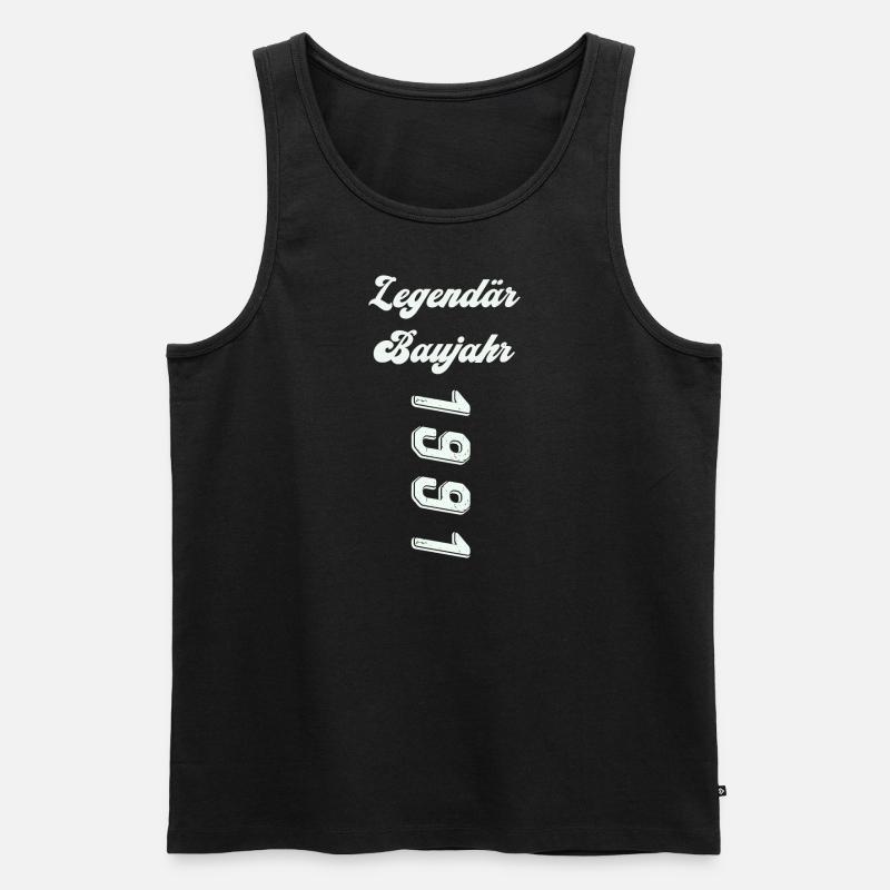 1991 - Männer Premium Bio Tank Top - Schwarz