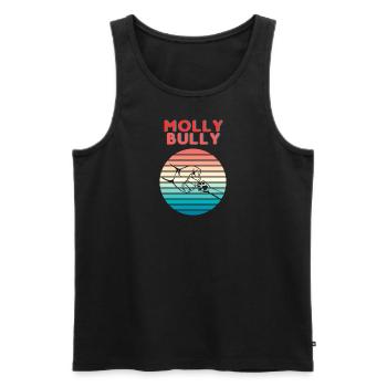 MollyBully - Männer Premium Bio Tank Top - Schwarz - Vorne - Michal (187cm)