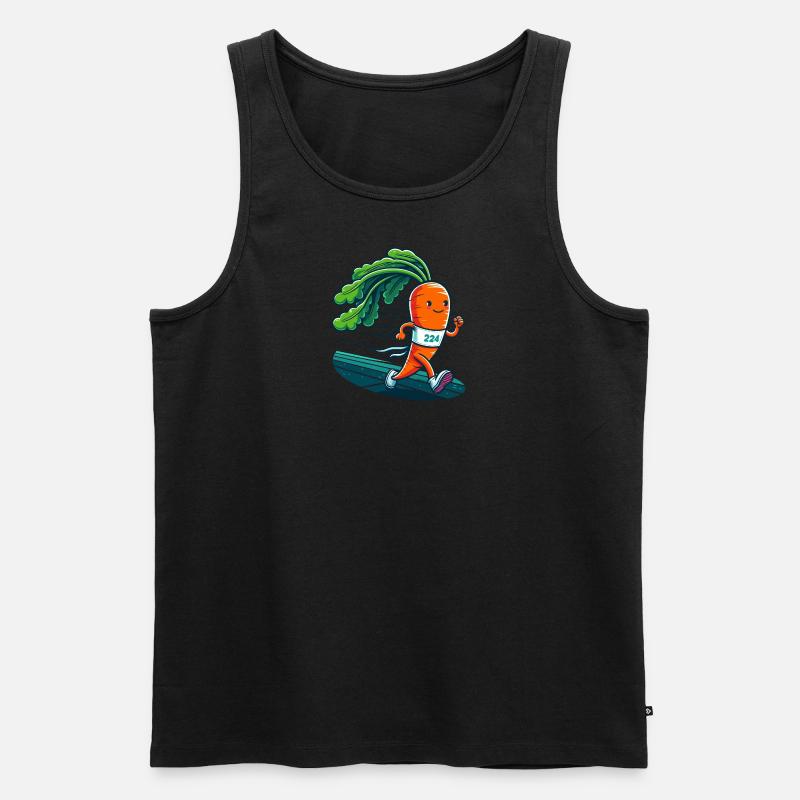 Carotte en cours d’exécution - Débardeur bio Premium Homme - undefined