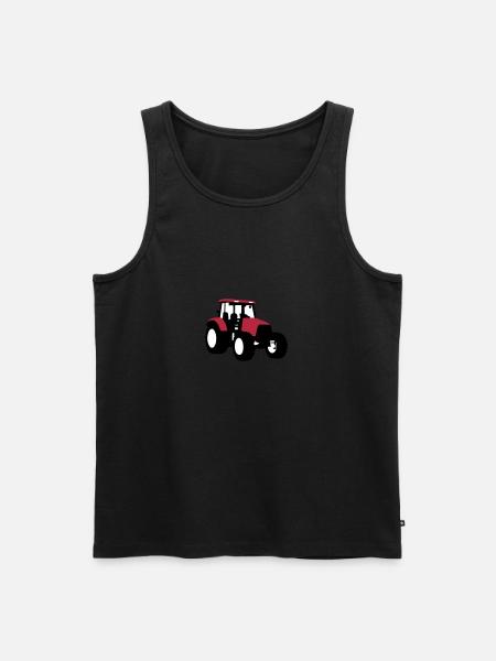 Traktor - Männer Premium Bio Tank Top - Schwarz