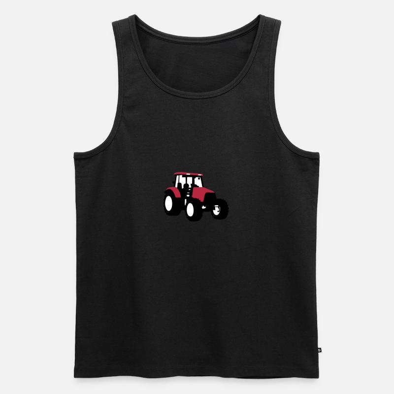 Tractor - Men's Premium Organic Tank Top - black