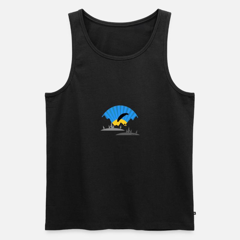 Gleitschirm Pilot Paragliding Leidenschaft - Männer Premium Bio Tank Top - undefined
