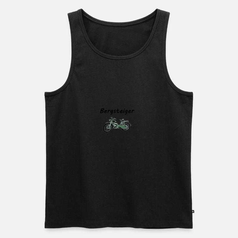 Zündapp Bergsteiger Moped Mofa - Männer Premium Bio Tank Top - undefined