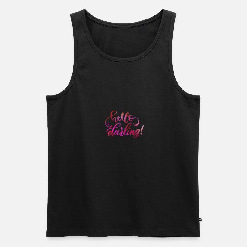 Hello Darling - Männer Premium Bio Tank Top - undefined