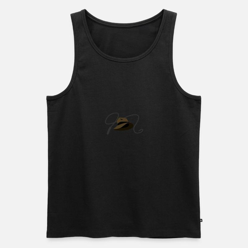 Hut und Peitsche - Männer Premium Bio Tank Top - undefined