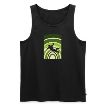 Skydive Aviation Skydiving - Men's Premium Organic Tank Top - black - Front - Michal (187cm)