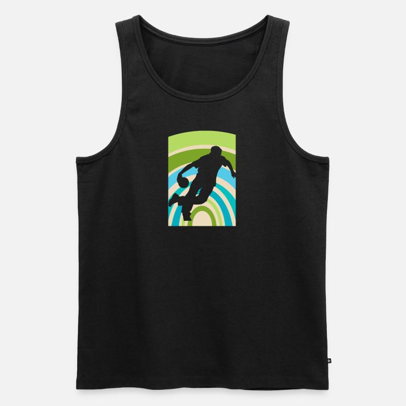 Bowling Strike - Männer Premium Bio Tank Top - Schwarz