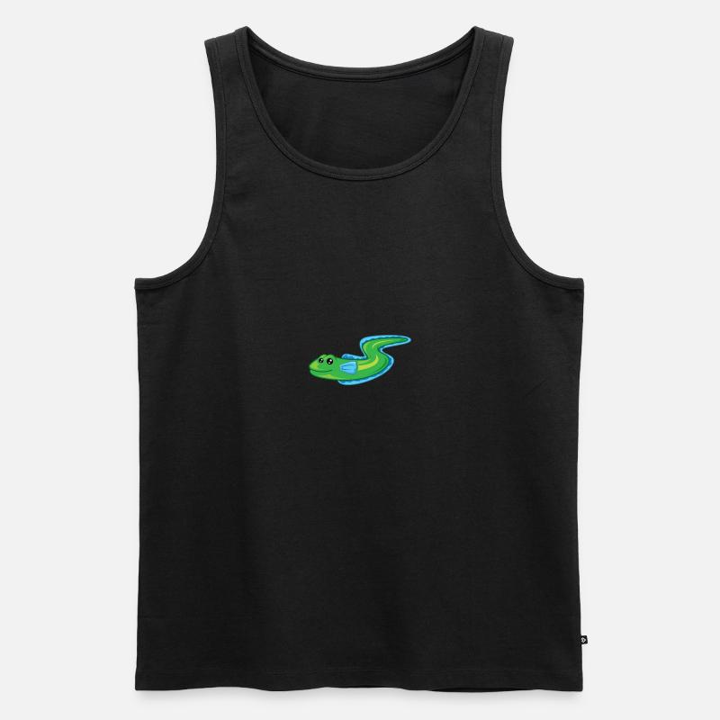 Aal Cartoon - Männer Premium Bio Tank Top - undefined