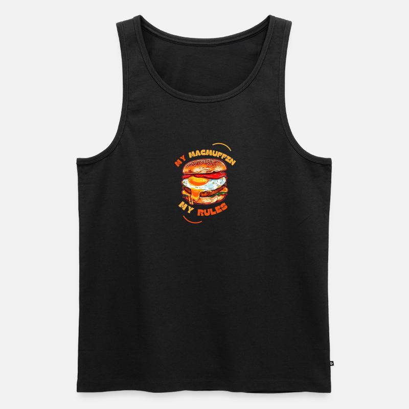 Mon McMuffin Mes règles - Débardeur bio Premium Homme - noir