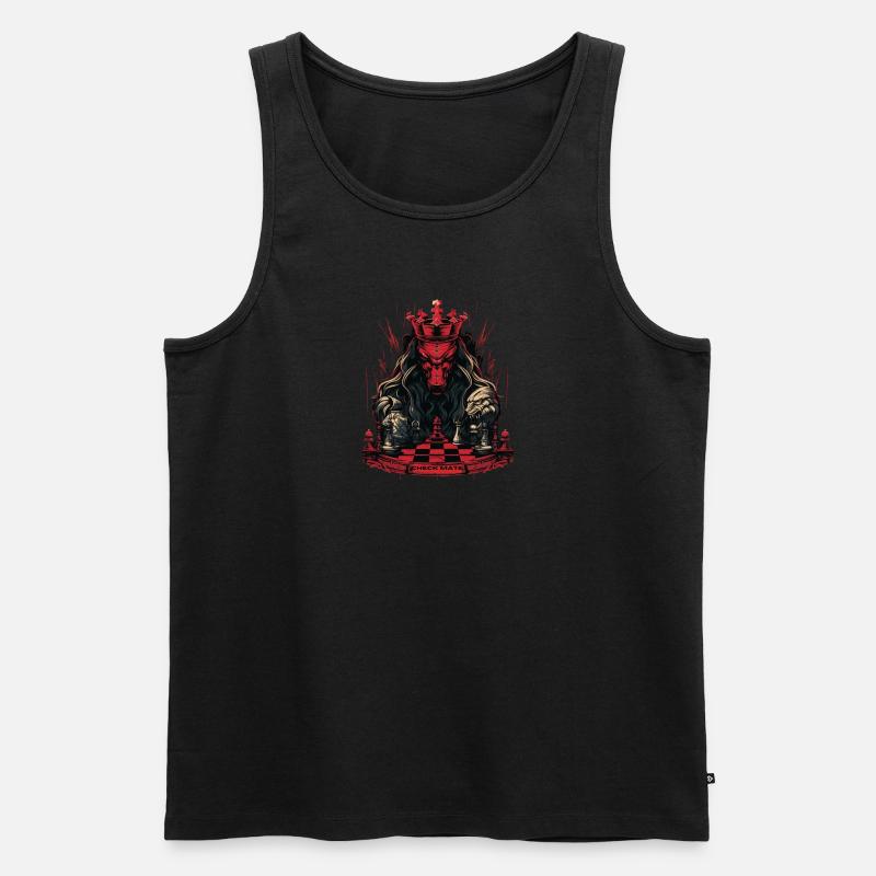 Schachmatt3 - Männer Premium Bio Tank Top - undefined
