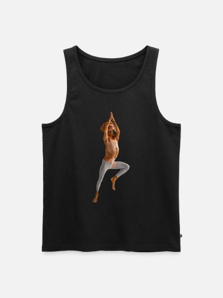 Vizsla - Männer Premium Bio Tank Top - Schwarz