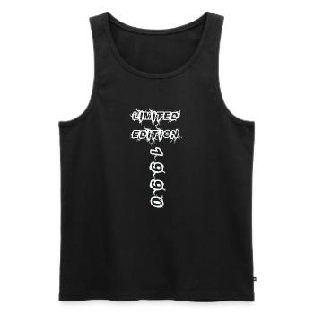 1990 - Männer Premium Bio Tank Top - Schwarz - Vorne - Michal (187cm)