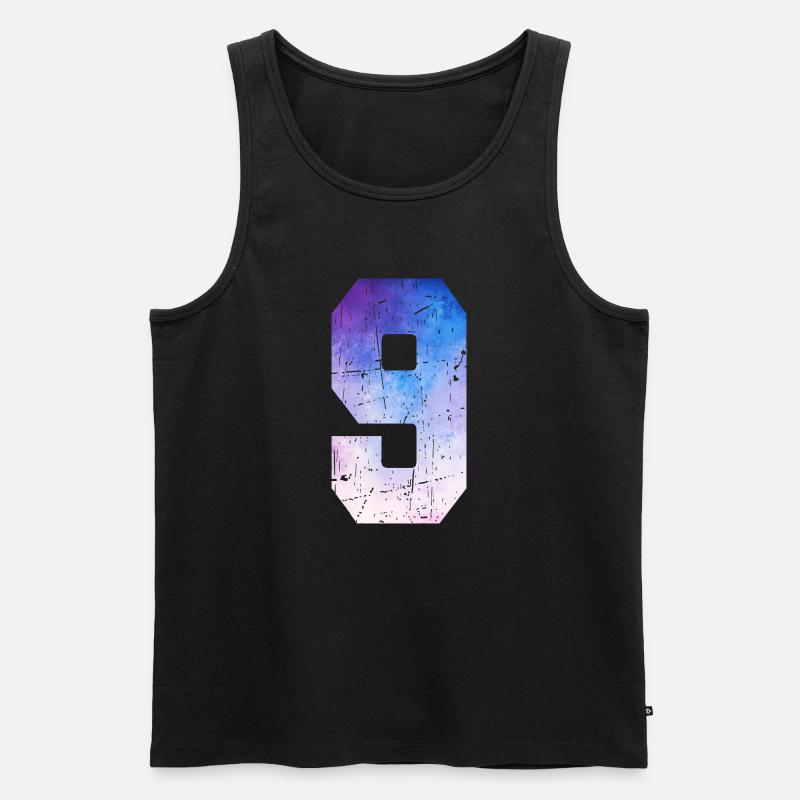 Issue 9 – 9th Anniversary Gift - Men's Premium Organic Tank Top - black