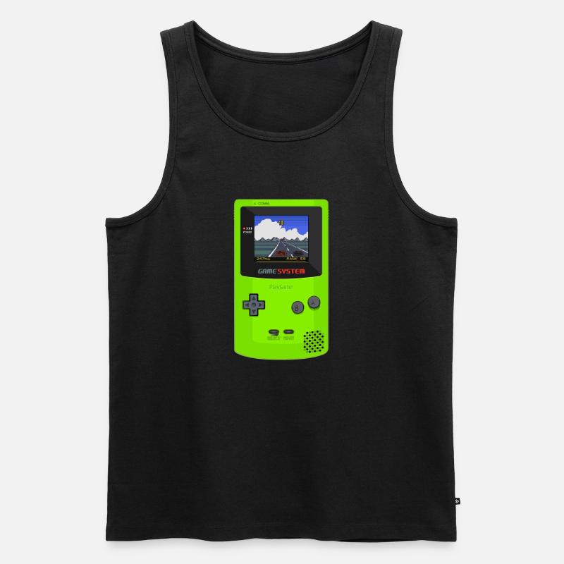 game boy - Männer Premium Bio Tank Top - Schwarz