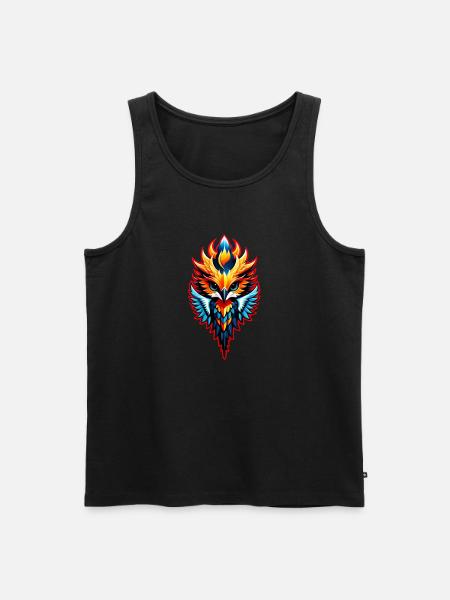 Phenix - Phoenix - Firebird - Men's Premium Organic Tank Top - black