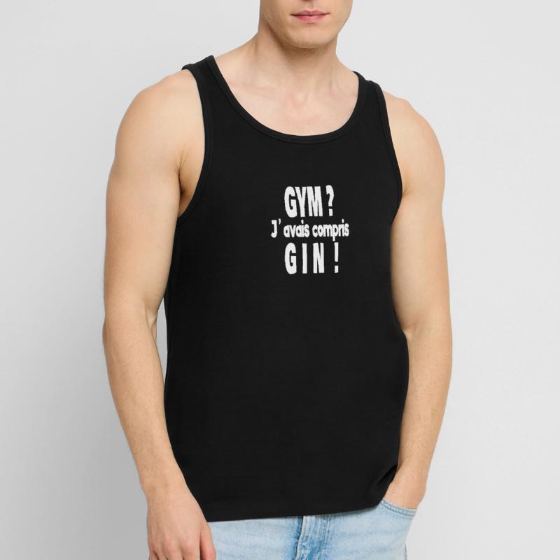 gym ? j'avais compris gin ! Débardeur bio Premium Homme