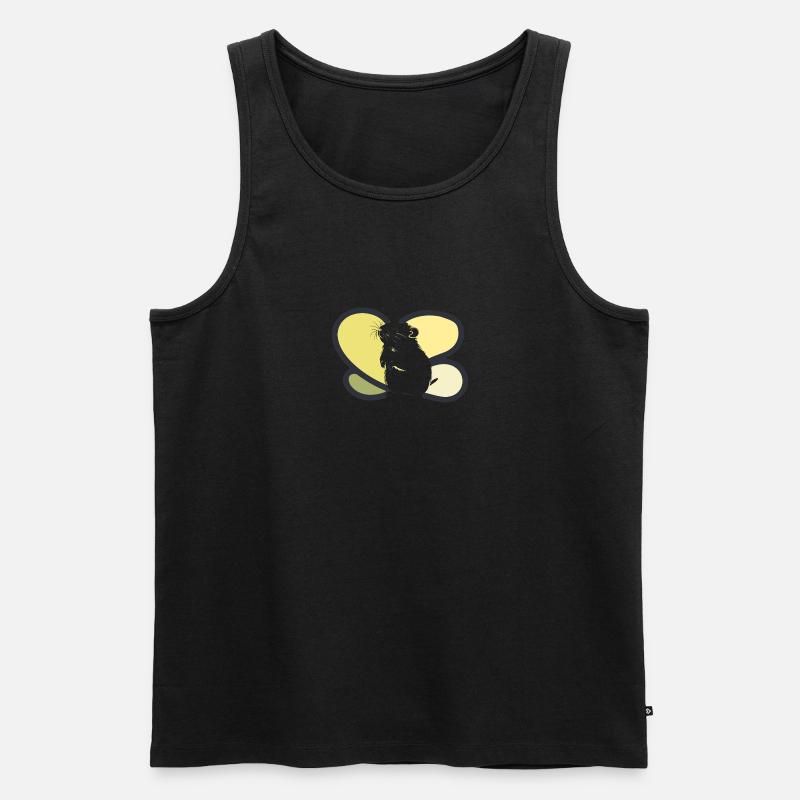 Guinea - Männer Premium Bio Tank Top - Schwarz