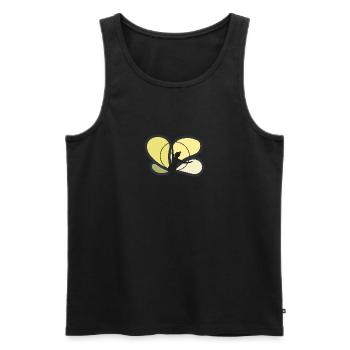 Gymnastics Trainer, Handstand, Gymnastics - Men's Premium Organic Tank Top - black - Front - Michal (187cm)