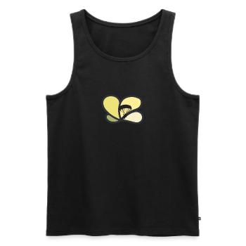 Paragliding Adrenalin Gleitschirmfliegen - Männer Premium Bio Tank Top - Schwarz - Vorne - Michal (187cm)