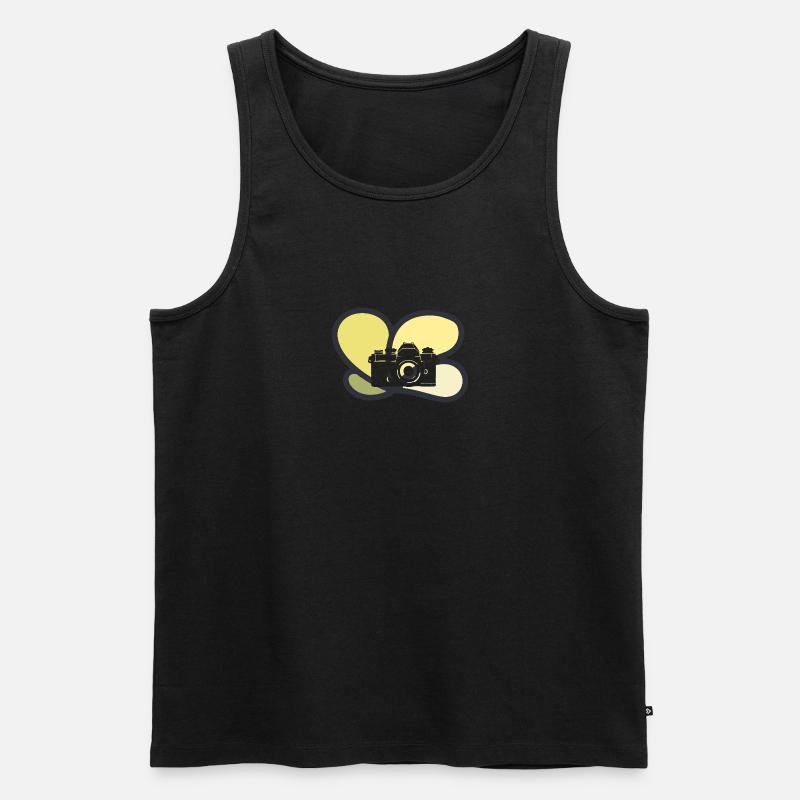 Fotograf Spiegelreflex - Männer Premium Bio Tank Top - Schwarz