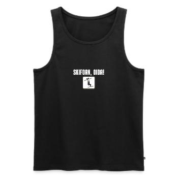 Skifoan - Männer Premium Bio Tank Top - Schwarz - Vorne - Michal (187cm)