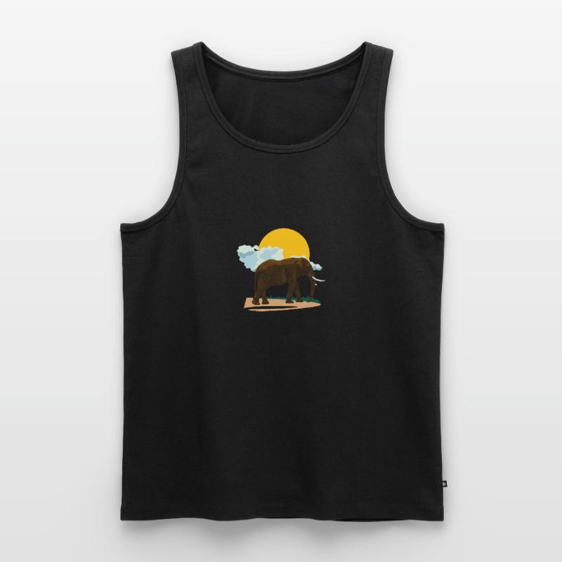 Elefant oder doch Elephant? Männer Premium Bio Tank Top