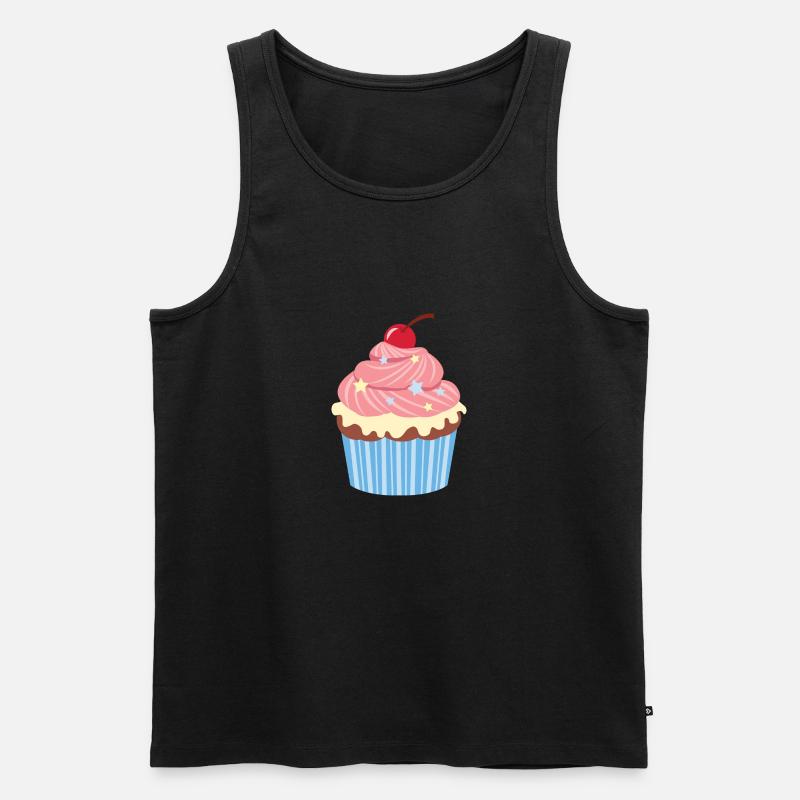 Cherry Cupcake - Débardeur bio Premium Homme - noir