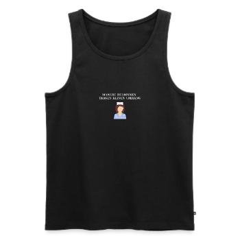 Krankenschwester Geschenkidee Heldin Arbeit Beruf - Männer Premium Bio Tank Top - Schwarz - Vorne - AI Model Male 178 light (178cm)