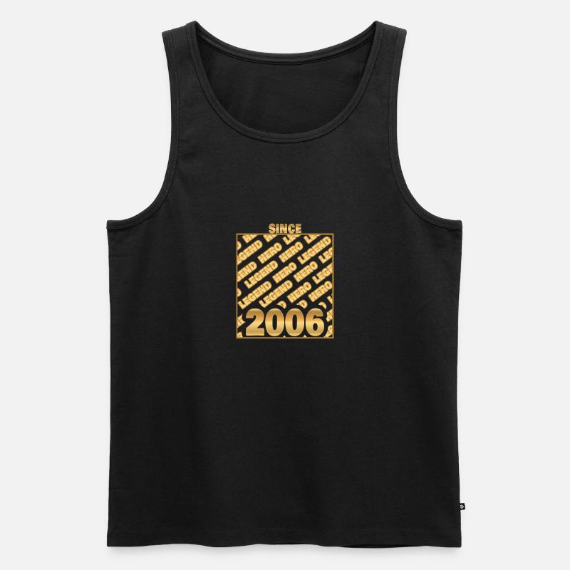 Legend 2006 - Männer Premium Bio Tank Top - Schwarz