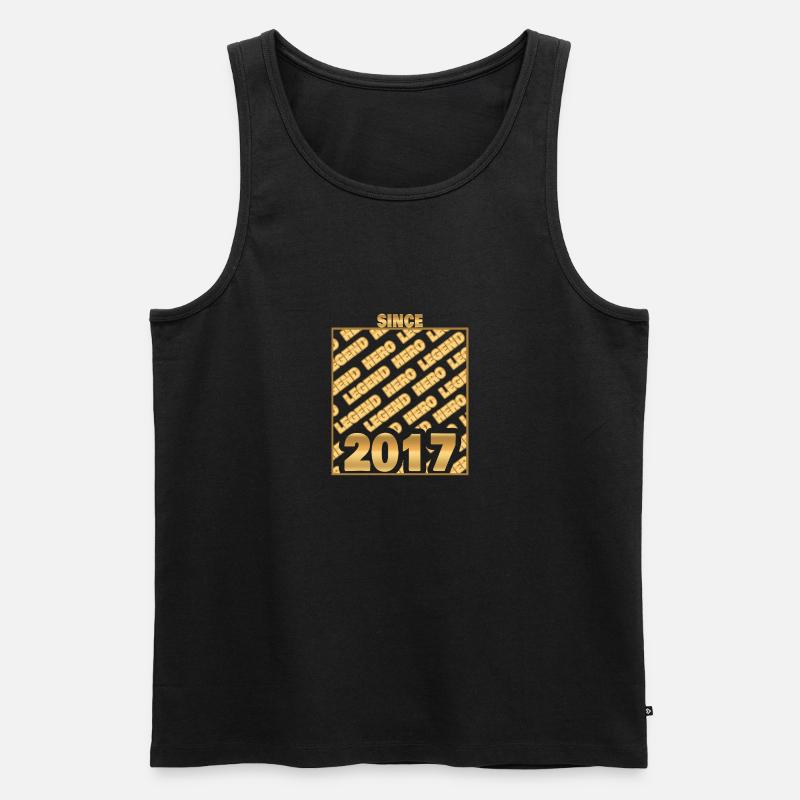 Hero 2017 - Männer Premium Bio Tank Top - Schwarz