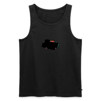 Ranch Builder - Men's Premium Organic Tank Top - black - Front - AI Model Male 178 light (178cm)
