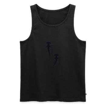Hammerheads - Men's Premium Organic Tank Top - black - Front - Michal (187cm)