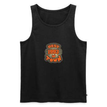 in 1993 - Männer Premium Bio Tank Top - Schwarz - Vorne - Michal (187cm)