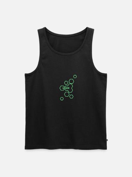 Name Carlo - Men's Premium Organic Tank Top - black