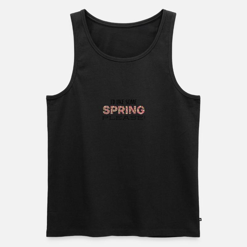 spring please sw - Männer Premium Bio Tank Top - undefined