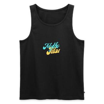 Mytho jitsu beach - Débardeur bio Premium Homme - noir - Devant - Michal (187cm)