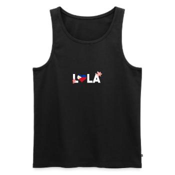 Philippines Filipino Flag Pride I Gift - Men's Premium Organic Tank Top - black - Front - Michal (187cm)