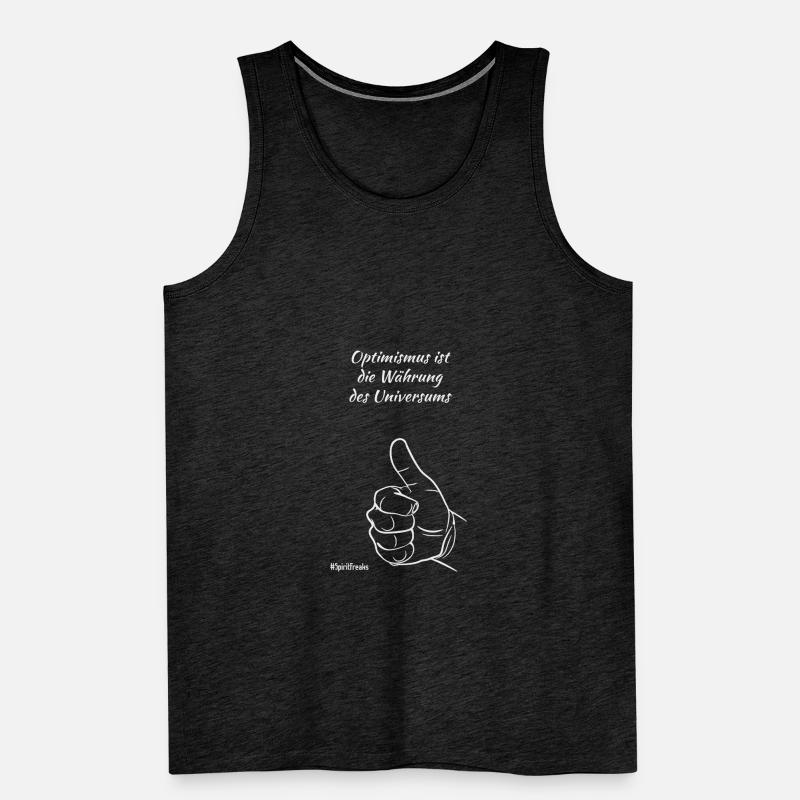 Optimismus - hell Männer Premium Bio Tank Top