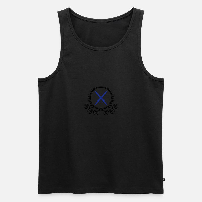 schwerter wappen - Männer Premium Bio Tank Top - undefined