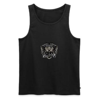 Pitbull - Débardeur bio Premium Homme - noir - Devant - AI Model Male 178 light (178cm)