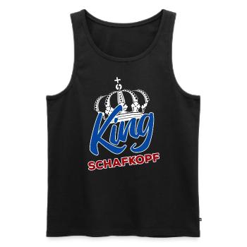King Schafkopf Watten Kartenspiel Verein - Männer Premium Bio Tank Top - Schwarz - Vorne - Michal (187cm)