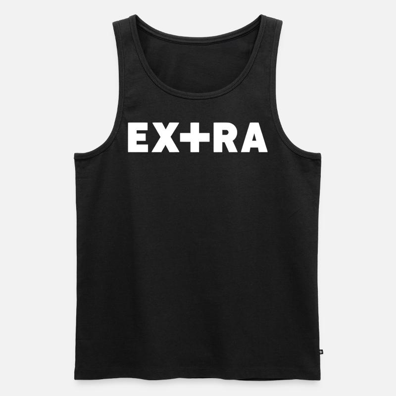 Extra - Männer Premium Bio Tank Top - Schwarz